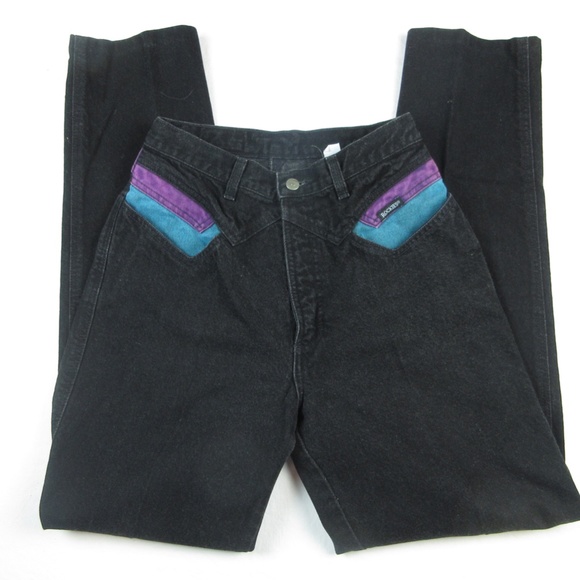 Vintage 1990's High Waist Rockies Rocky Mountain Cowgirl Jeans and Shirt Set, S - Picture 7 of 10